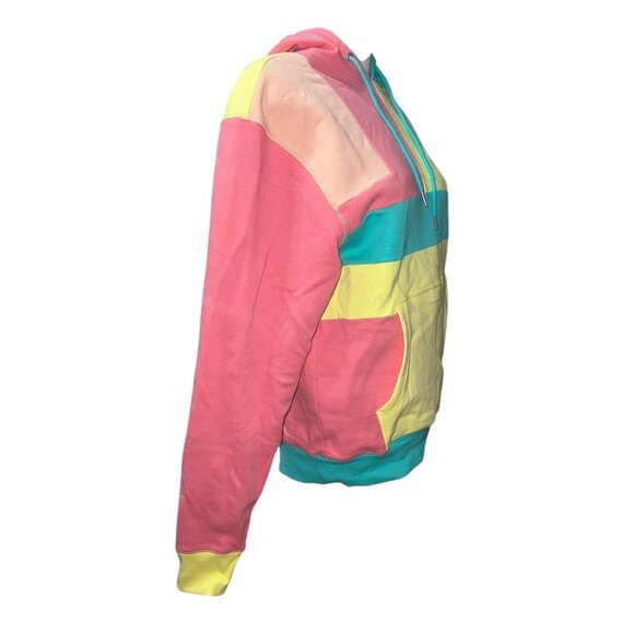 Champion Power Blend Long Sleeve Warm Hoodie Sweatshirt Sz Small Multi Color Kan - Picture 16 of 16